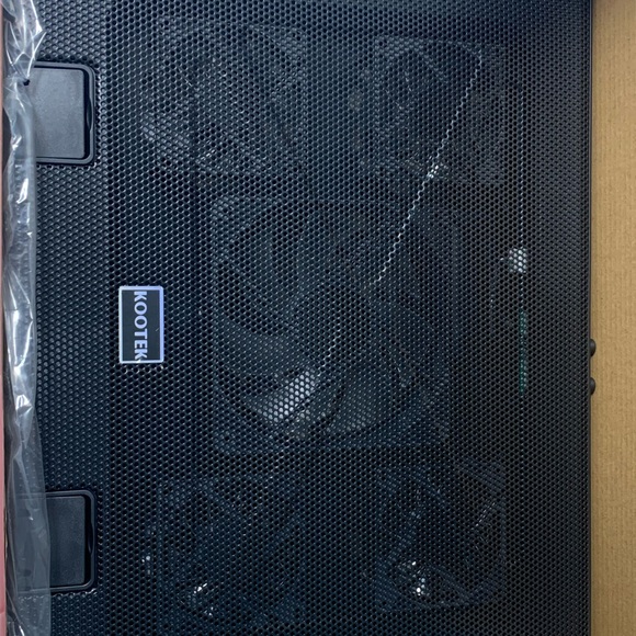 Kootek Laptop Cooling Pad 12"-17" Cooler Pad Chill Mat 5 Quiet Fans LED Lights - Picture 7 of 9